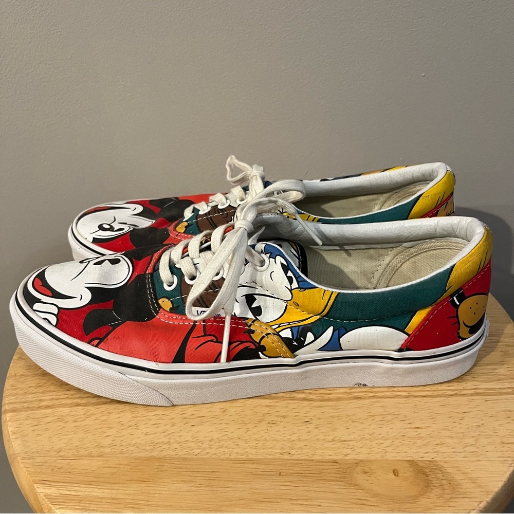 Vans X Disney Mickey & Friends Low Top Sneakers Shoes Adult Mens 10 Wom… - Picture 4 of 13